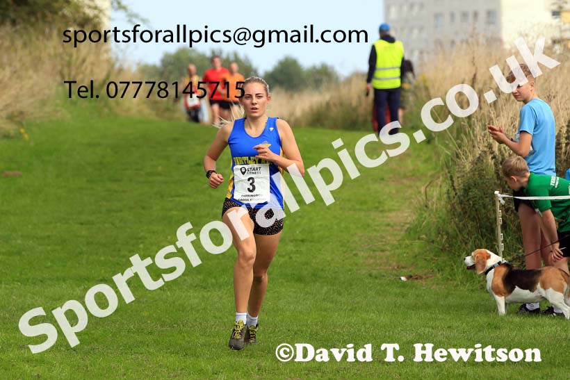 Senior Women, Farringdon Cross Country Relays, Sunderland.  Photo: David T. Hewitson/Sports for All Pics